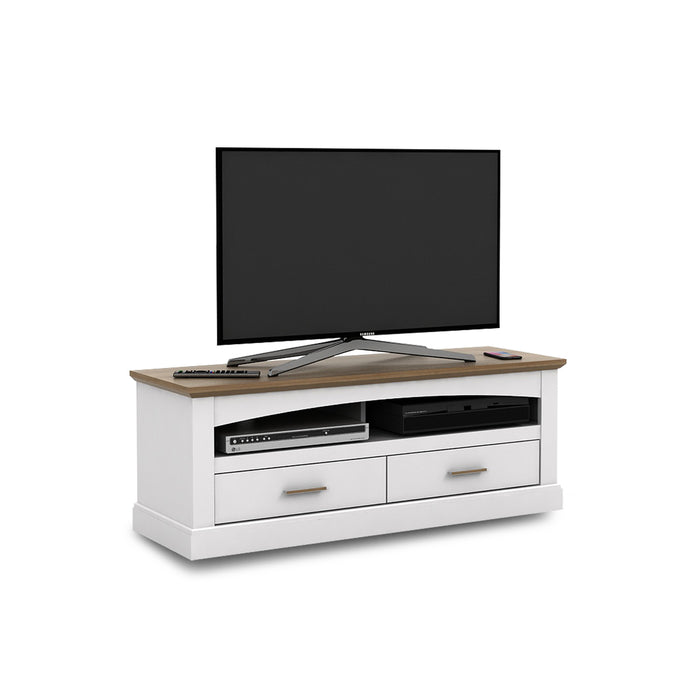 Rak TV Arsenal 120 – White Yellow Oak