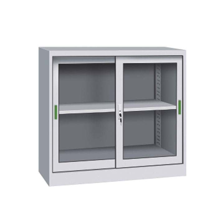 Lemari Arsip W002 Pintu Geser Kaca