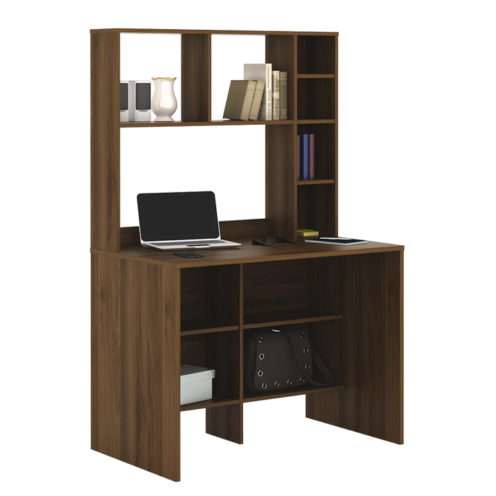 Meja Belajar Faldi DK 100 – Brown Walnut