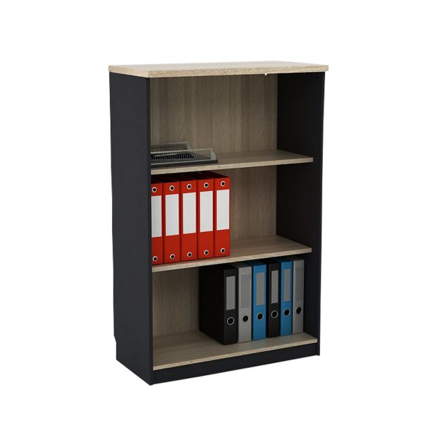 Kabinet Kantor Gunter 80 D Light Oak – Black