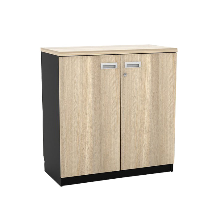 Kabinet Kantor Gunter 80 D Light Oak – Black