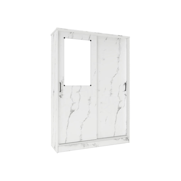 Lemari Pakaian MB SLD 120 – White Marble