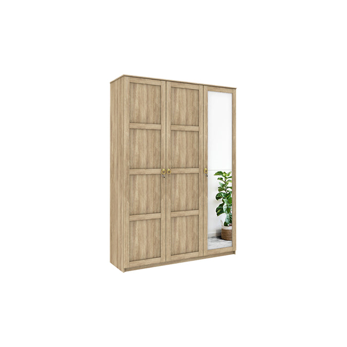 Lemari Pakaian Nava 3P Dakota Oak