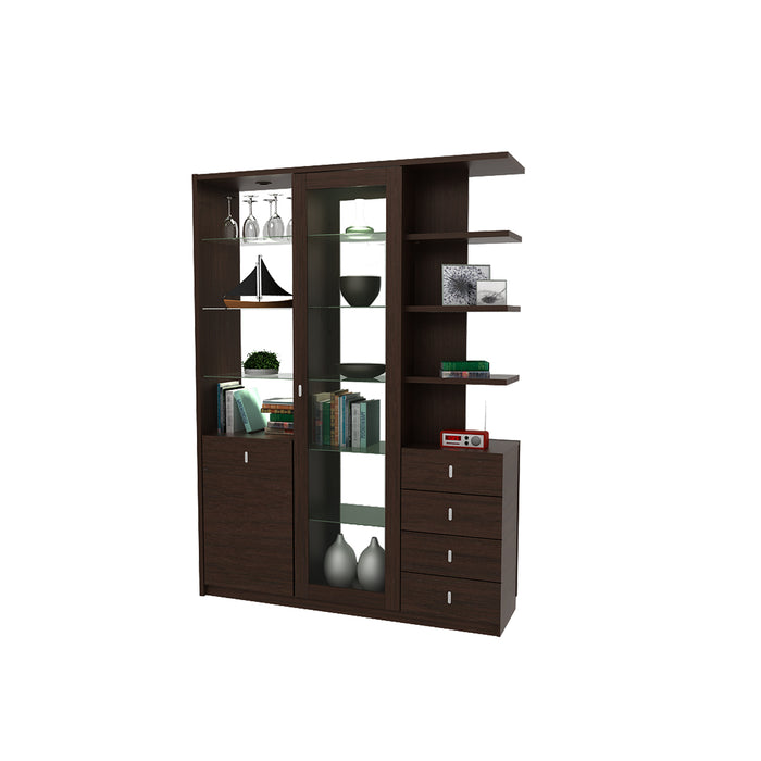 Lemari Penyekat RAVDV 146 Dark Walnut