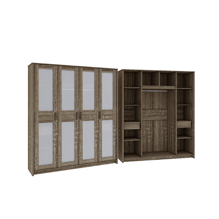 Lemari Pakaian Swing Door Ravenna 4P - Alphina Oak