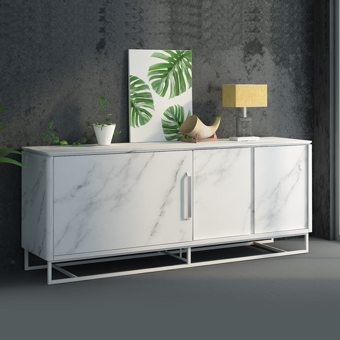 Rak TV Credenza Marble Series 200